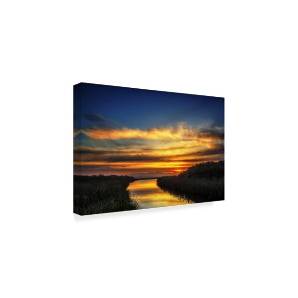 Pixie Pics 'River Sunset' Canvas Art,12x19